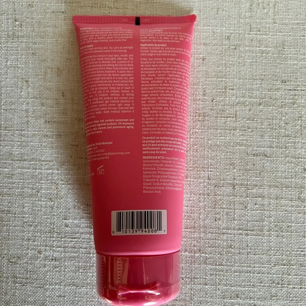 Kourtney Kellar Self-Tan Body Lotion Medium + Application Mitt Set 6.7‎ oz